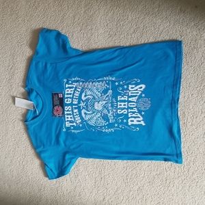 Smakl blue NRA tshirt